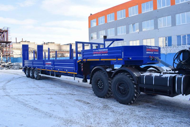 Полуприцеп тяжеловоз высокорамный ППТ-9177-015В3-40 (35 т.)