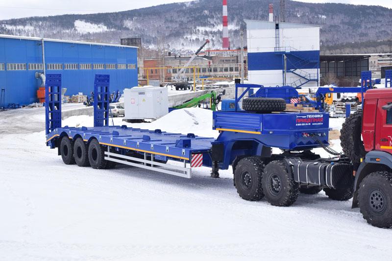 Полуприцеп тяжеловоз высокорамный ППТ-9177-71В3 (70 т.)