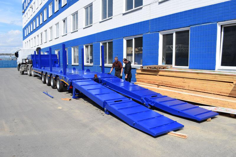 Полуприцеп тяжеловоз низкорамный ППТ-9176-002Н4 (51 т.)