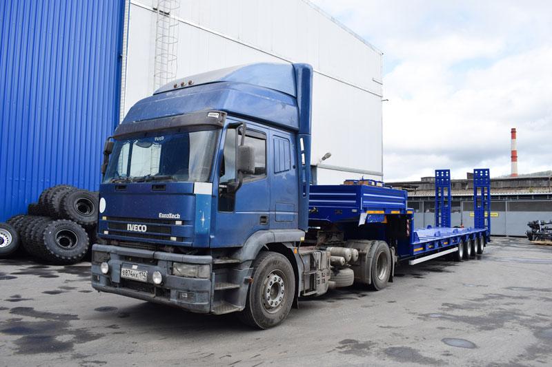 Полуприцеп тяжеловоз низкорамный ППТ-9176-006Н4 (54 т.)