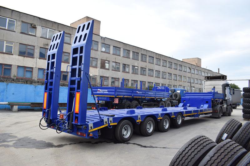 Полуприцеп тяжеловоз низкорамный ППТ-9176-004Н4 (50 т.)