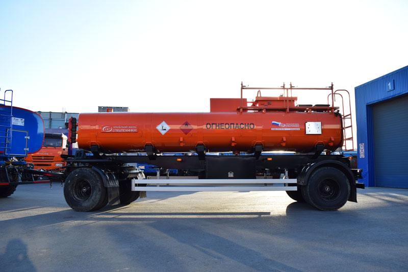 Прицеп-цистерна для ГСМ марки УЗСТ-ПЦ-15-003 (2 оси)