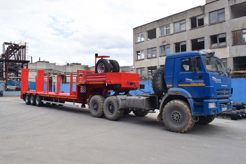 Полуприцеп тяжеловоз высокорамный ППТ-9177-055В3 (36 т.)