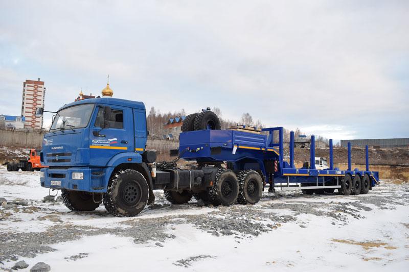 Полуприцеп тяжеловоз высокорамный ППТ-9177-43В3 (45 т.)