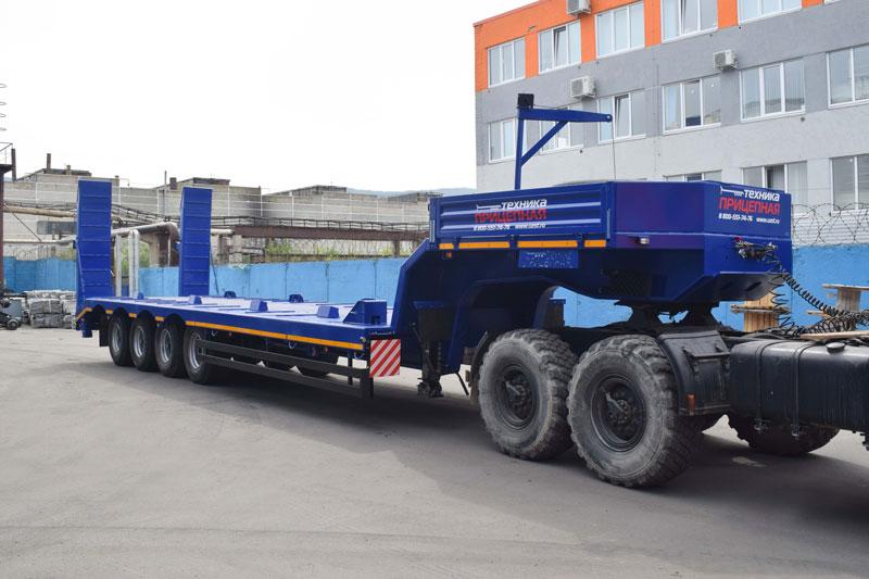 Полуприцеп тяжеловоз высокорамный ППТ-9176-010В4 (60 т.)
