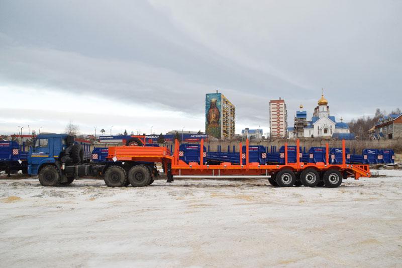 Полуприцеп тяжеловоз высокорамный ППТ-9177-050В3 (36 т.)