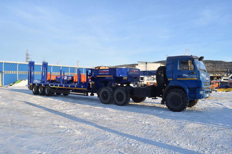 Полуприцеп тяжеловоз высокорамный ППТ-9177-46В3 (47 т.)