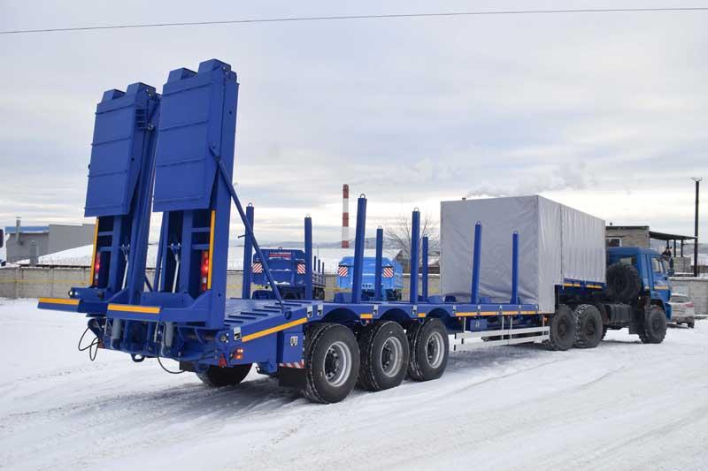 Полуприцеп тяжеловоз высокорамный ППТ-9177-058В3 (40 т.)